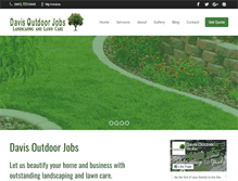 Tablet Screenshot of davisoutdoorjobs.com